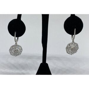 Rosie Hill Designs SE181W Earrings Cubic Zirconia Sterling Silver NM67